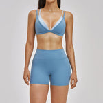 2 Piece Yoga Set Women's Tracksuit Athletic Wear Gym Clothes Female Workout Push Up Clothes Sports Bra Leggings Suit Fitness Set