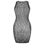 Sexy Women Fishnet Hollow Out Cover Up Dress See Through Bodycon Beach Swimwear Summer Style