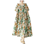 Long Dresses For Women Casual Summer Trendy Boho Style Pleated Cover Up Vestidos Daily Wear High Quality Elegant Maxi Dress