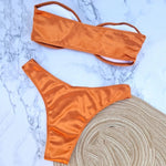 Sexy U Shaped Bandeau Bikinis Sets Mujer Strapless Swimwear Women Gold Swimsuit Bathing Suit Biquinis Brazilian Bikini Swim 2026