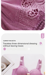 Womens Lace Bras Ultra-Thin Perspective Bralette Deep V Bra Sexy Lingerie Tops Plus SizeCup Mom's underwear active bra