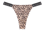New Women's Smooth Low Waist Sexy Panties Women Thongs Rhinestones Letter Diamonds G-string Sports Thong Briefs T-back Shiny