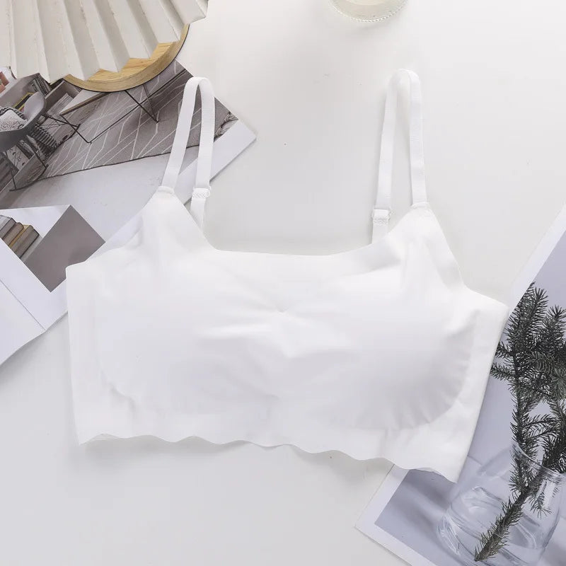 2Pcs/Set Push-Up Bras For Women Tube Top Seamless Underwear No Steel Ring Soft Support Bra Female Breathable Sexy Lingerie