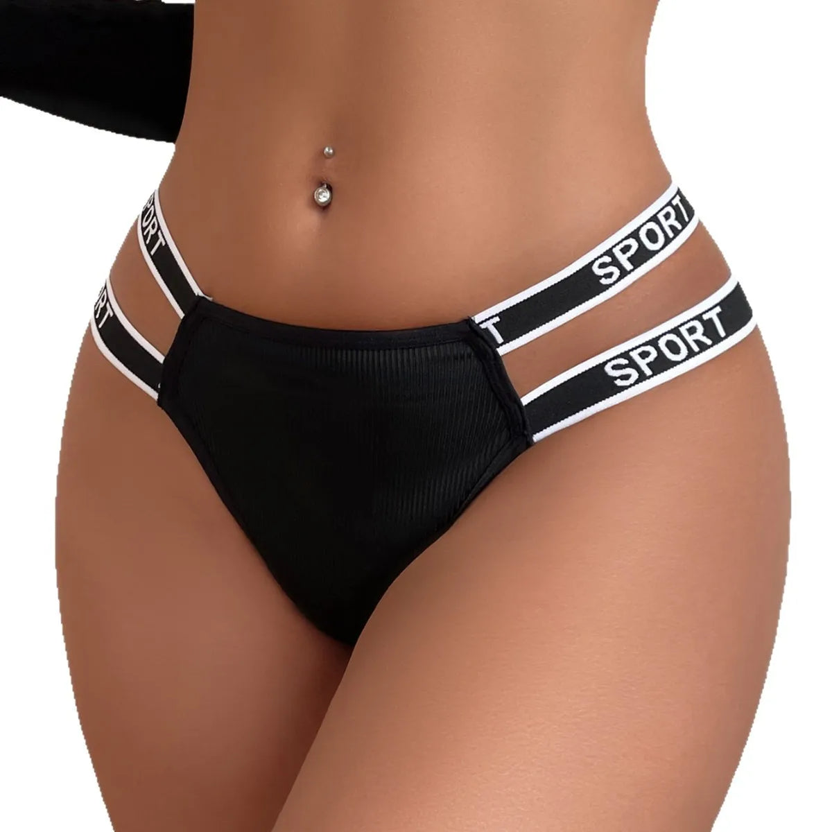 1pcs Letter Design Sexy Women G-string 2025 New Fashion Style Lingerie Breathable Women's Panties Female Underwear Lady Thongs