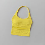 Halter Yoga Vest, Shockproof Running Sports, High-Strength Sports Underwear, Fitness, Pilates Suspender, Beautiful Back, Autumn