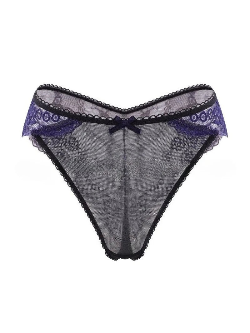 1PCS Sexy Lace Bow Lady Briefs Floral Patchwork Panties Breathable Female Underpants Elegant Lingerie Women Panties Underwear