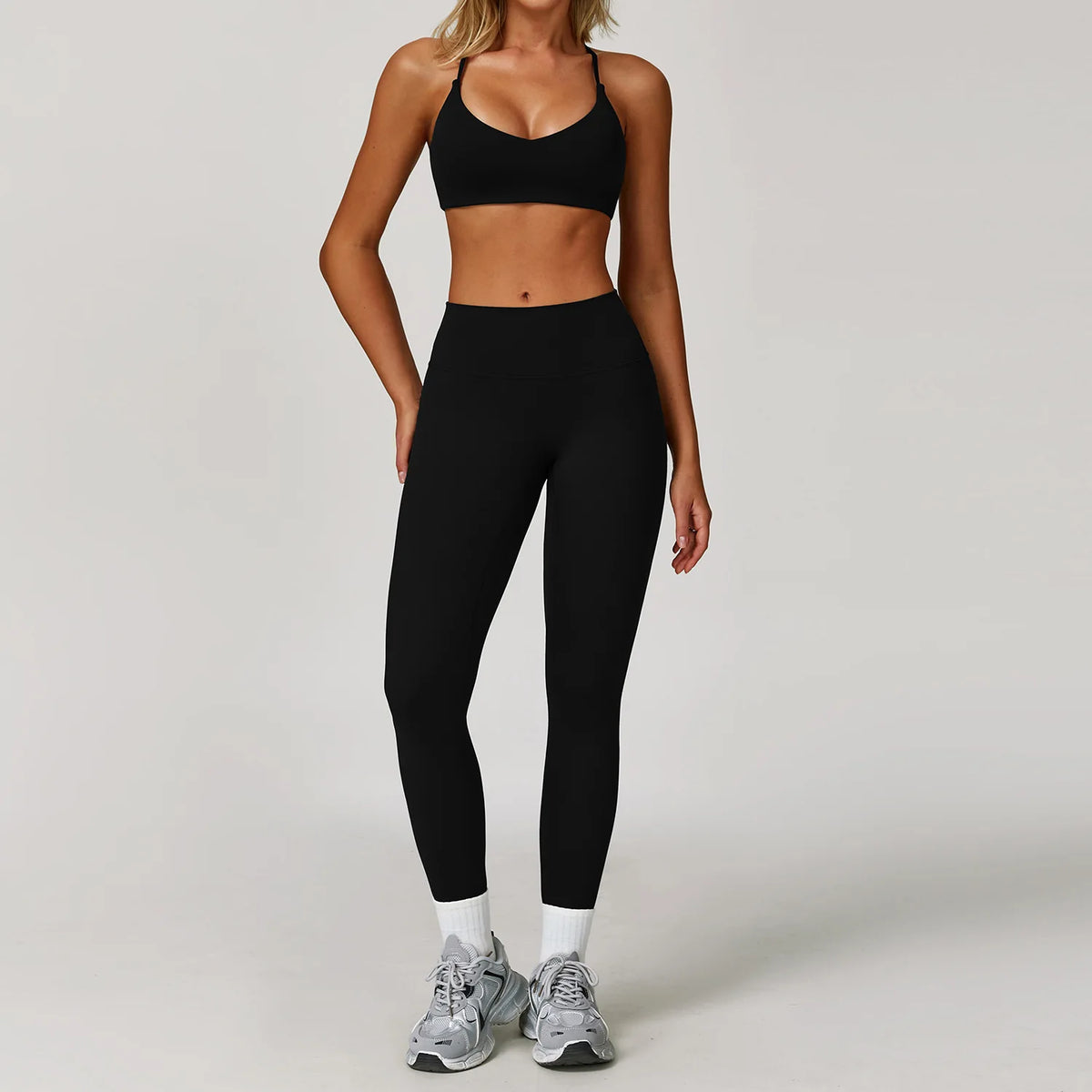 2/3PCS Yoga Suit Women Tracksuits Gym Clothes Workout Flared Pants Zipper Long SleeveAthletic Wear Female Sports Yoga Clothing