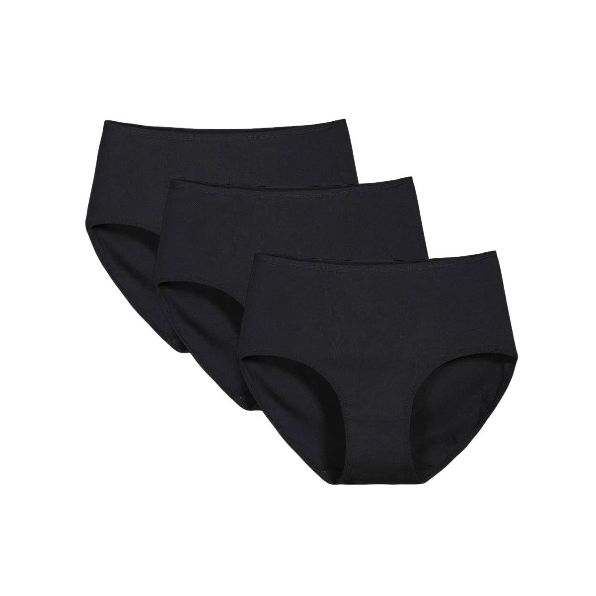 3Pcs/Set Cotton Panties Women Sexy Lingerie Plus Size Women's High Waist Briefs Solid Color Panty Breathable Underpants XS-2XL