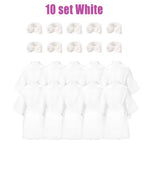 6-18Set Spa Party Robes for Girls Spa Gowns for Girls Spa Supplies Kimono Satin Robe Sleepover Pajamas Party Birthday Slumber