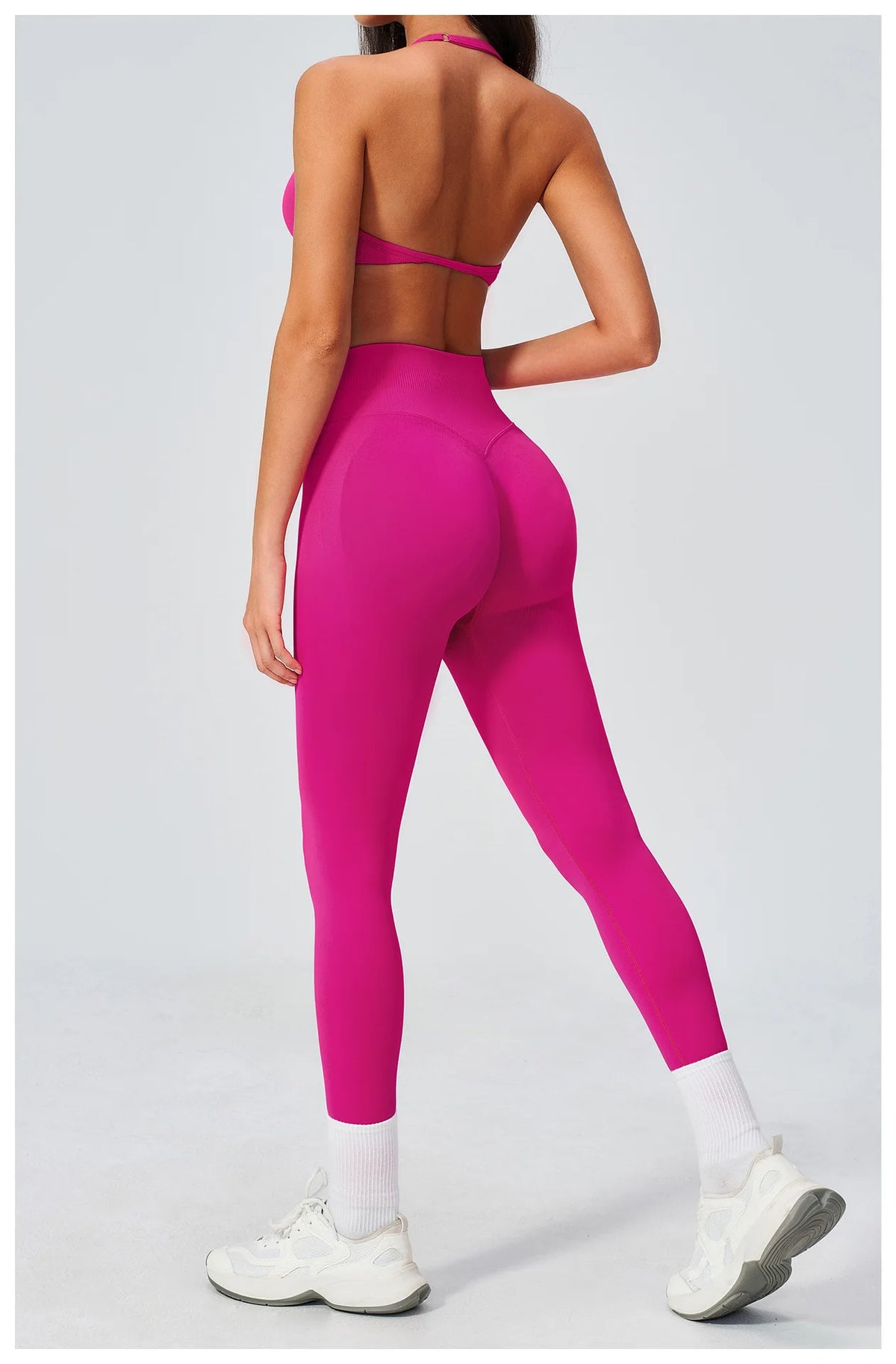 Breathable Quick Drying Yoga Set for Women Beauty Back Sports Bra High Waist Leggings Fitness Suit Outwear Gym Running Tracksuit