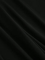 Women's Elegant Jacquard Pleating Wide-Leg Pants Office/Commuting Solid Color Loose Casual Suit Pants, Autumn/Winter