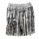 Sequin Cheerleading Team Dress for Adults Kids Rain Skirt Dance Costume Streamer Fringe Half Skirt for Beach Parties