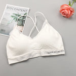 Lace Bra Top Sexy Lingerie Backless Bras for Women Comfort Bra Top Seamless Underwear Crop Top