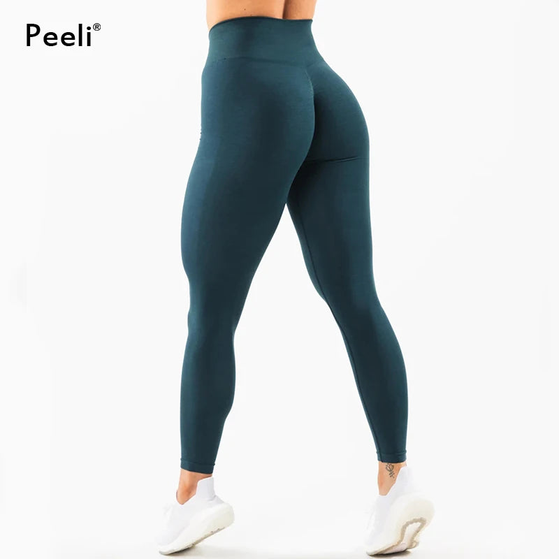 Scrunch Butt Gym Leggings Seamless Amplify Leggings Running High Waist Yoga Pants Sports Legging Yoga Woman Booty Workout Tights