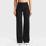 High Waist Pocket Yoga Pants for Women - Stretch Breathable Gym Workout Leisure Tummy Control Tights with Pockets