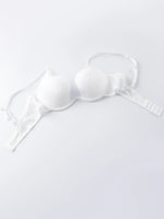 Solid Underwire Bra push up Lingerie comfort padded bra lift up thick cup lace bralette