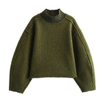 Foridol Turtleneck Fluffy Hoodie for Women Autumn Casual Loose Pullovers Female Basic Fashion Winter Women's Sweatshirts