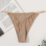 4Pcs/Set Women G-String Thongs Seamless Panties Sexy Lingerie Low Rise Female G-String High Cut Pantys Underwear