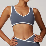 Sports Bra Women Clothes Seamless Gym Crop Top High Support Push up Open Back Activewear Fitness Yoga Bra Workout Underwear