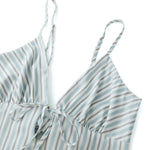 2026 Summer Women Tie-up Back Long Dress Spaghetti Strap V Neck Flowy Loose Dress Casual Party Bohemian Streetwear