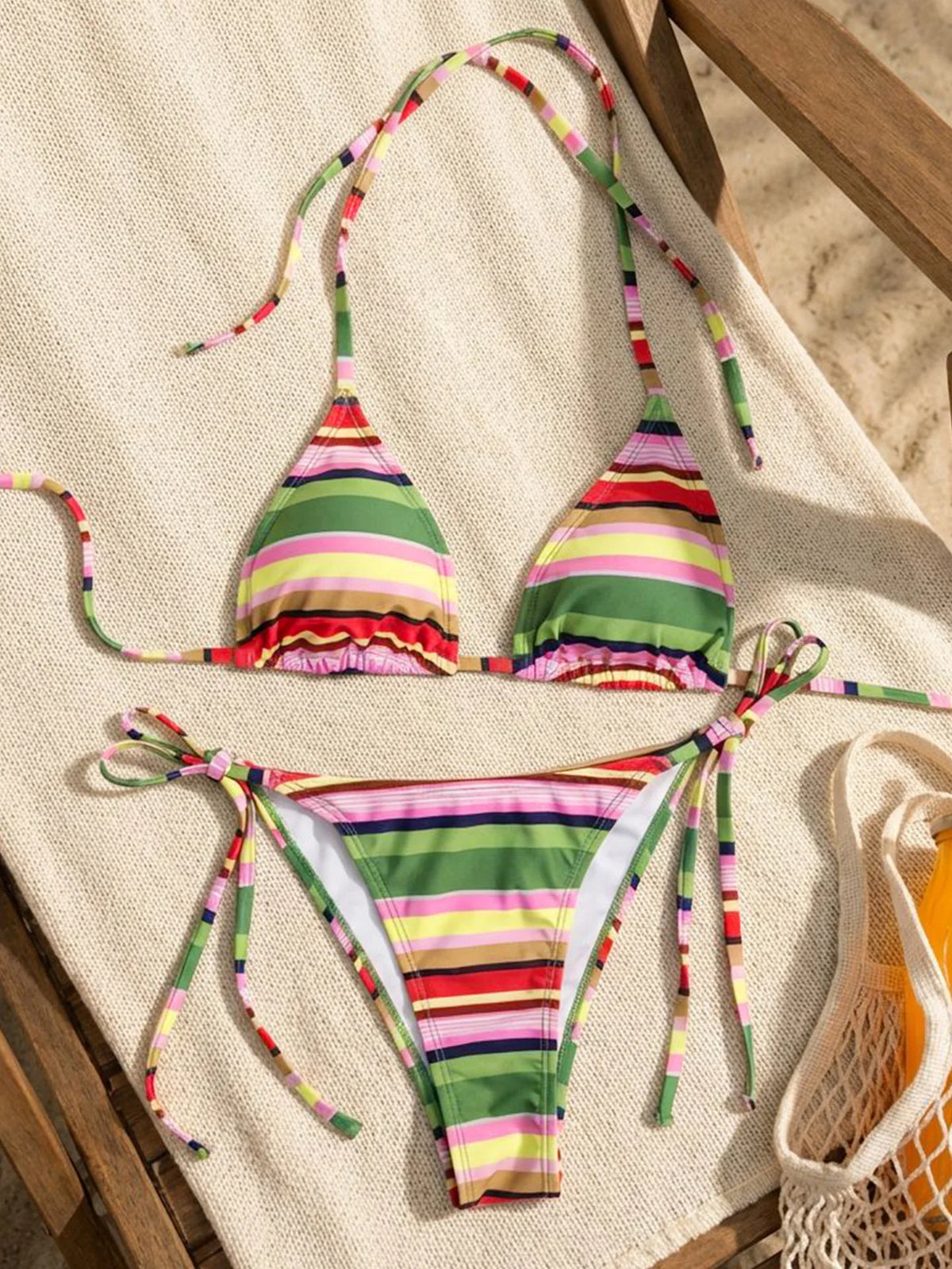Sexy Swimsuit Women's Bikinis Swimwear WomanBathing Suit 2 Piece Triangle Bikinis Sets Beach Dress Wear Cover Up Beachwear