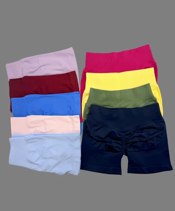 DFTLF Impact ShortsSubstitute High Waist Women Yoga Workout Shorts Seamless Leggings Stretch Fitness Gym Running Shorts