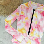 Long Sleeve Swimsuit Women Swimwear 2026 Sexy Bikinis Female Biquini Patchwork Swim Suits Print Surf Bodysuit Beachwear