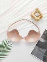 Invisible chest strap detachable women's bra gathered seamless adhesive evening dresses and parties braissere JB2511