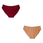 2Pcs/Set Cotton Panties For Women Briefs Low Rise Seamless Underwear Female Underpants Comfort Sexy Lingerie M-XL