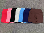 Yoga Shorts Gym Sports Shorts Women High Waist Workout Fitness Short Leggings Running Cycling Tight Soft Sportswear