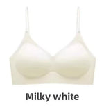 Japan Style Seamless V-Neck Halter Bra Small Bust Petite Straps Open Back Sexy Underwear Women One Piece Comfort Fit Daily Wear