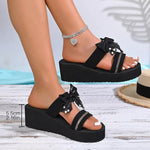 Women Slippers 2026 Summer Outdoor Sandals Comfortable Beach Shoes Flip Flops The Platform Breathable Slippers