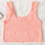 Seamless Bras For Women Streetwear Rib Sports Tank Top Sexy Lingerie No Pads Crop Top Female Fitness Underwear