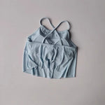 Women's Mesh Yoga Sports Camisole Vest Beautiful Back Pilates Training Outerwear Top Fake Two-Piece Sports Bra Design