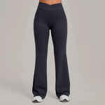 Women's Pilates Straight Yoga Pants Leggings Versatile Loose Wide-Leg Running Sports Fitness Hip-Lifting High Waist Trousers