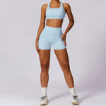 2/3PCS Yoga Set Gym Clothes Sportswear Yoga Suits For Women Tracksuit Fitness Set Tracksuits Sports Bra Gym Leggings Yoga Top