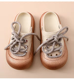 Plus Size Summer Platform Sandals For Women Men Home Street Garden Shoes Lace-up Style Silver Gold Clogs Couples Beach Slippers
