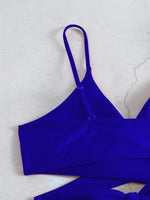 Cross Wrap High Waist Bikini Sets Sexy Red Brazilian Biquini Swimsuit Two Pieces Swimwear Women 2024 Bathing Suits Beach Wear