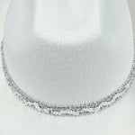 Women Shiny Sequined Wide Brim Cowboy Hat Western Style Sun Cap for Club Party