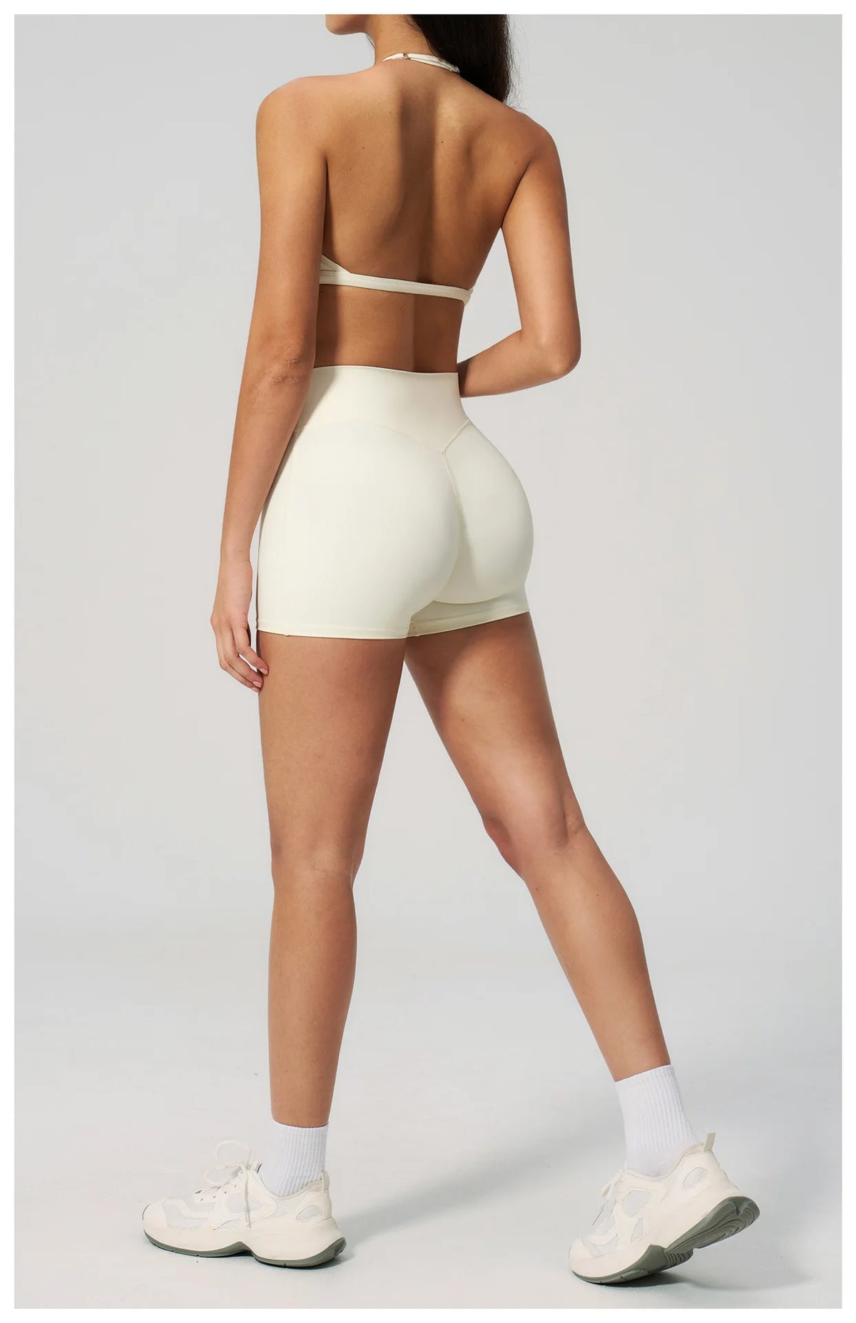 New Tight Yoga Set Women Breathable Quick Drying Sports Bra High Waist Shorts Fitness Suit Outwear Leisure Workout Gym Tracksuit