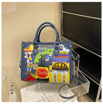 Design Patchwork Zipper 2026 Hot Sale Women's Bags Retro High Quality Women's Bags PU New Personality Stylish Shoulder Bags