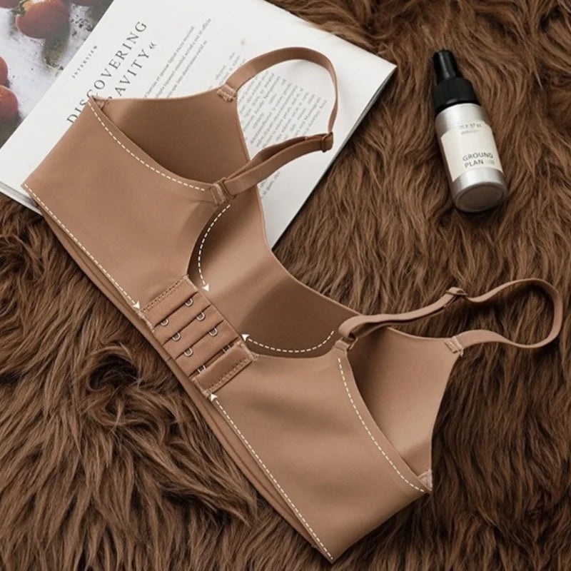 2PCS/Set Seamless Bras For Women Wireless Underwear 1/2 Cup Bra Female Wirless Sexy Lingerie Soft Padded Thin Intimates