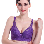 Women Sexy Bralette Big Size Lace Underwear Push Up Bras 80CD-105CD Intimates Female Lace Bra Lingerie 42D 44D 46D soutien gorge