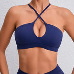 Women's Yoga Bra - Running Cross Back Breathable Naked Feel Sports Fitness Brafor Yoga Running Gym Top
