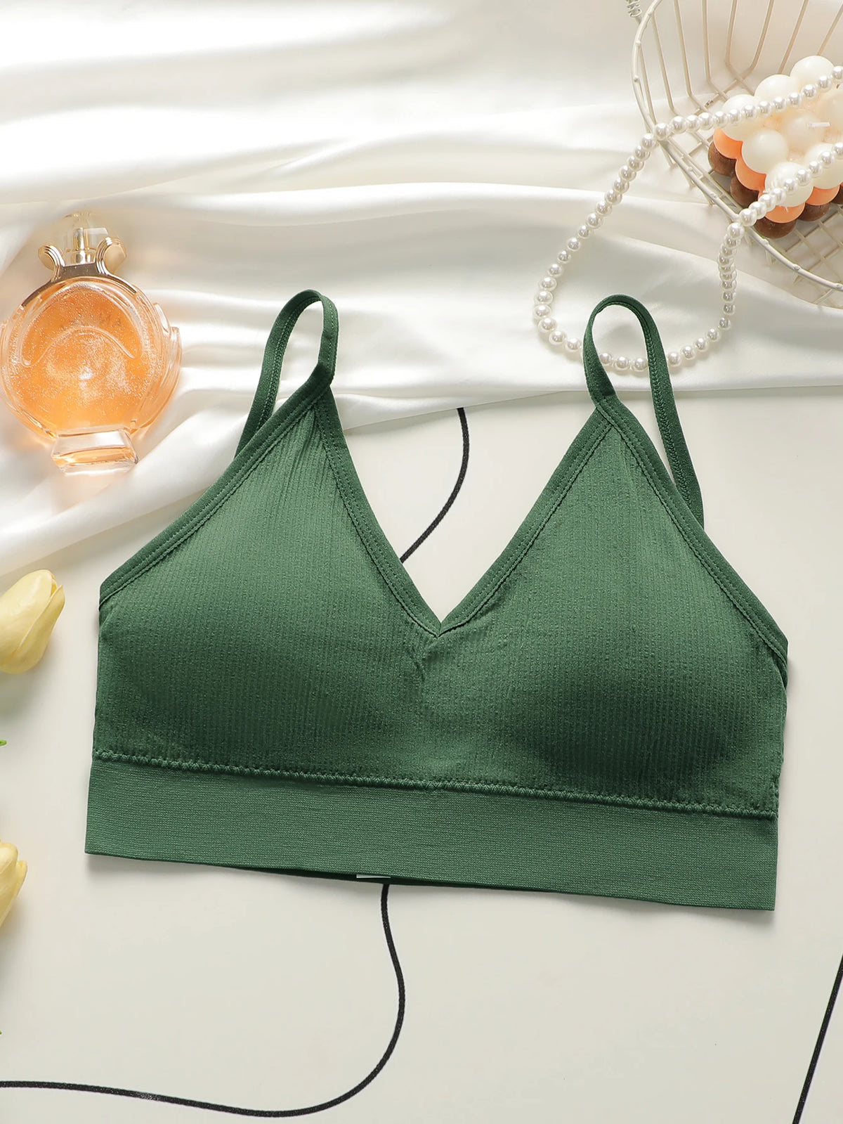 Four Colors U-shaped back Women's seamless comfortable single-layer thin detachable chest cushion sports bra Z2002