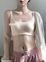Trim T-Shirt Bra Women's Ultra Thin Wirefree Low Cut Support Seamless Invisible Cover Autumn Slimming Large Chest Comfort S-2XL
