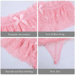 Womens Sexy Cosplay Vintage Pleated Skirt Ultra Short Skirt Cute Nightwear Lace Thongs Panties Lingerie Briefs Mini Skirt