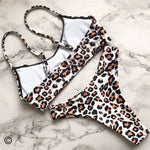 14 Color S - XL Sexy Leopard Bikini Women Swimwear Female Swimsuit Two-Pieces Bikini Set Brazilian Bather Bathing Suit Swim V871
