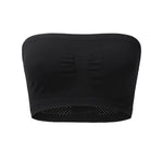 Women’s Strapless Seamless Tube Top Bra Anti-Slip Wireless Bandeau for Summer Outfit