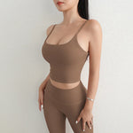 Women Tank Crop Top Underwear Female Strappy Crop Tops Sexy Lingerie Intimates With Padded Femme Fashion Gym Camisole